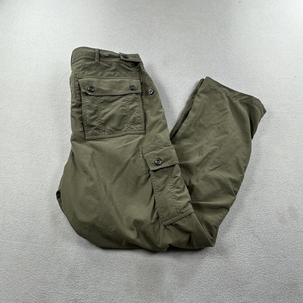 Clothing Arts Pants Mens 34 Green P Cubed Pick Pocket Proof Travel Cargo Hiking